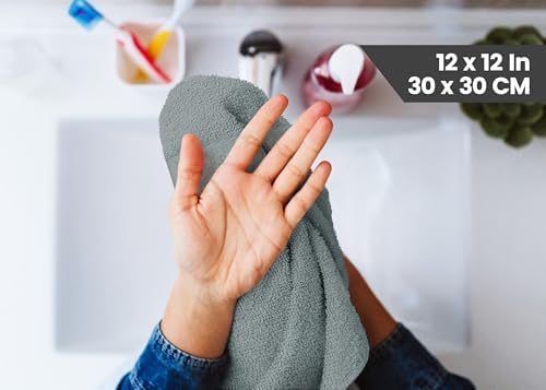Utopia Towels 12-Pack Premium Wash Cloth Set 12x12