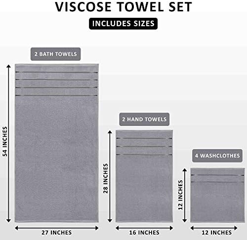 Utopia 8-Piece Luxury Towel Set