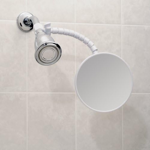 InterDesign iDesign Fog-Free Shower Shaving Mirror with Flexible Arm