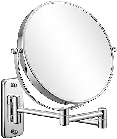 Decluttr 8-Inch Wall-Mounted Makeup Mirror