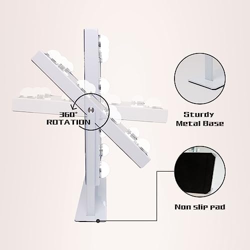 COOLJEEN 9 LED Vanity Mirror with 10X Magnification
