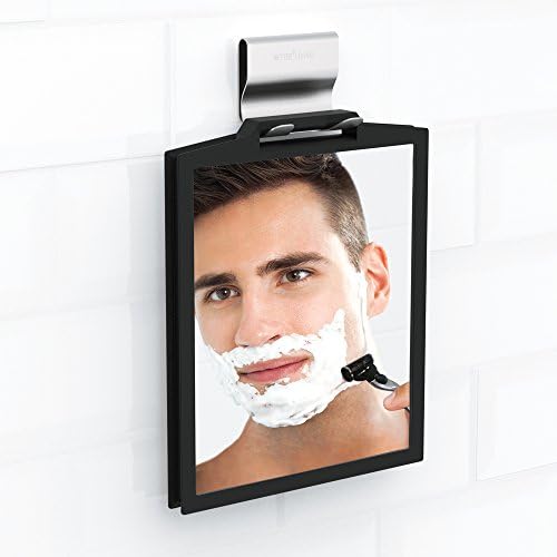 Better Living 13546 DOPPIO Double-Sided Shower Mirror Black