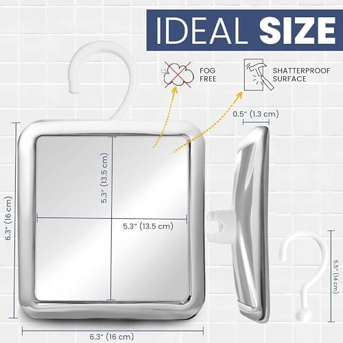 Fog-Free Shaving Mirror