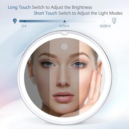 B Beauty Planet - 30X Magnifying Mirror with Light Precision Tool