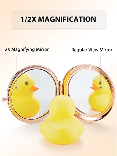 Getinbulk Compact Rose Gold Makeup Mirror for Purse