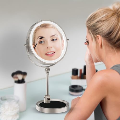 9 Large Lighted Makeup Mirror