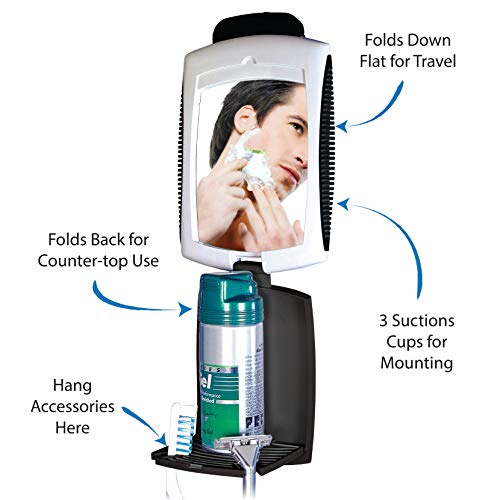 Zadro ZFogless Travel Shower Shaving Mirror