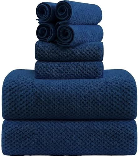 Double Stitch Fluffy Bath Towel Set