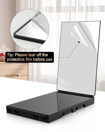 360 Self Hair Cutting Mirror - Clear Anti-Fog HD Glass