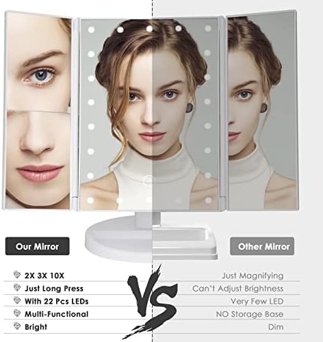 Makeup Mirror Vanity with Touch
