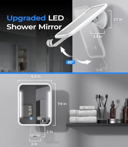 Gospire Heated Shower Mirror