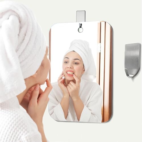 Plexiglass Anti-Fog Mirror for Shower Travel