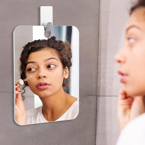 Fogless Shaver Mirror Portable Travel Camping Mirror Send a Message