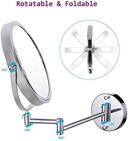 LCARY 1Pc Compact Foldable Vanity Mirror for Women