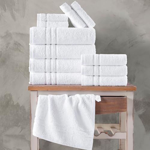 Luxury Turkish Cotton bath towels - Soft absorbent quick drying and eco-friendly