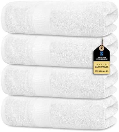Zuperia Premium 100 Cotton Bath Towels