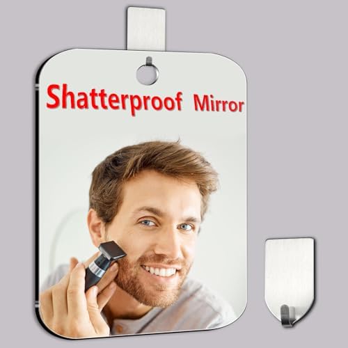 8x6 Travel-Friendly Fogless Mirror for Shaving Beauty