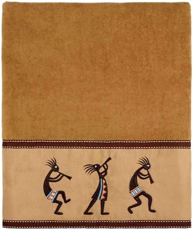 Avanti Linens Bath Towels Premium Cotton Towels with Nutmeg Inspired Design