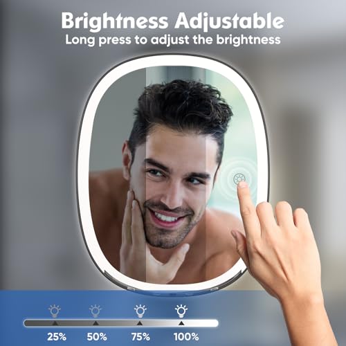 COSMIRROR Shaving Mirror with Razor Holder