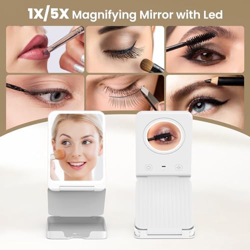 LAMPICK Travel Makeup Mirror