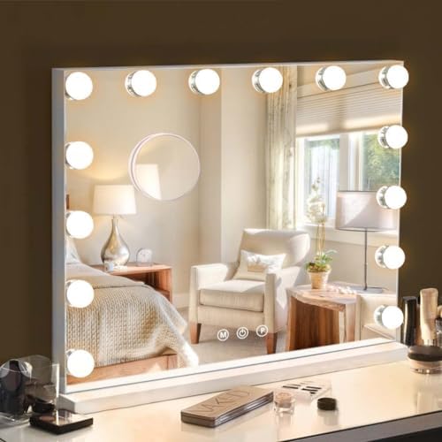 Hansong Smart Vanity Mirror with 14 LED and Touch for Makeup