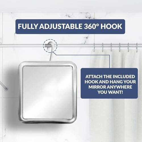 Fog-Free Shaving Mirror