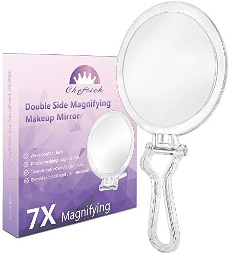 Cheftick Double Sided Hand Held Mirror