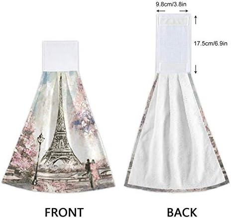 Paris Eiffel Tower Spring Kitchen Towels