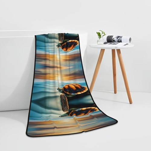 Sunset Coral Velvet Towels - Soft and Exquisite