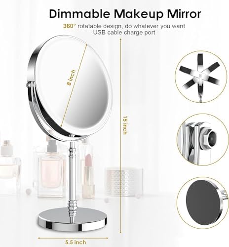 HD Rechargeable Makeup Mirror