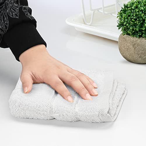 Utopia Towels - Viscose Luxury Wash Cloths Set 12 x 12 Inches