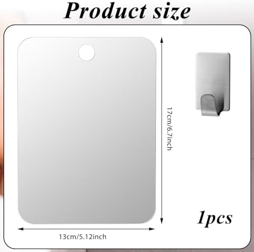 Fogless Shaver Mirror Portable Travel Camping Mirror Send a Message