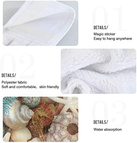 Cute Summer Starfish Kitchen Towels 12x17in