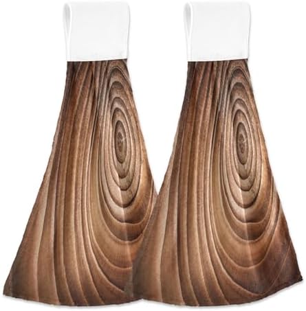 Tree Cut Lush Design 2-Pack Fingertip Towels for Kitchen Bathroom