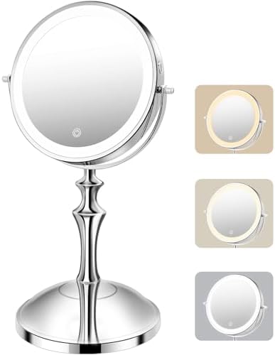 Ultimate LED Makeup Mirror 10X Rotate 360