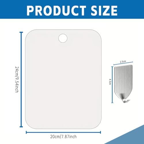 Chic Fogless Shaving Mirror for Men in the Shower