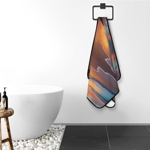 Sleek Coral Velvet Towel 27x55