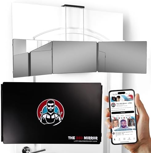 LIPFISBARBERSHOP - 360 Mirror for Self-Haircuts