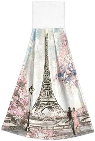 Paris Eiffel Tower Spring Kitchen Towels