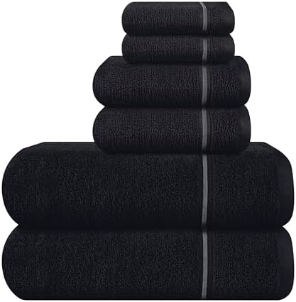 MyOwn Ultra Soft 6-Piece Cotton Towel Set for Home Spa