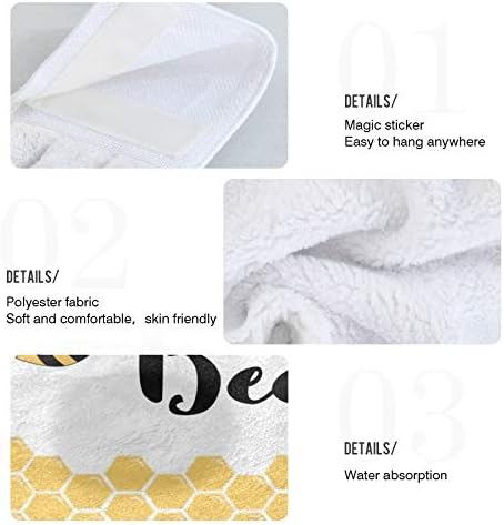 Fingertip Kitchen Towels Set 2-Piece with Funny Love Quotes Durable Soft