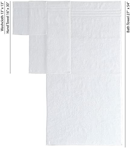 Hawmam Linen Luxury 6-Piece Bath Towel Set