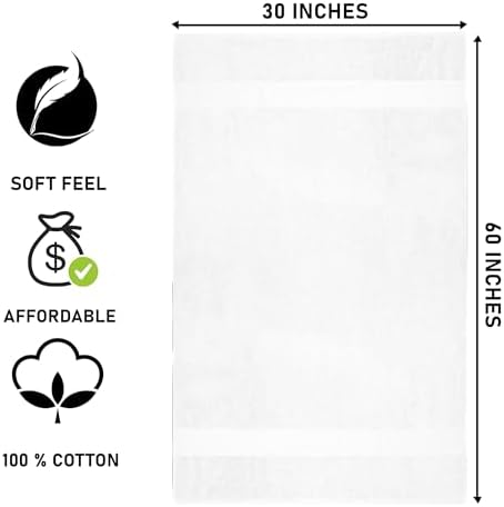 Zuperia Premium 100 Cotton Bath Towels