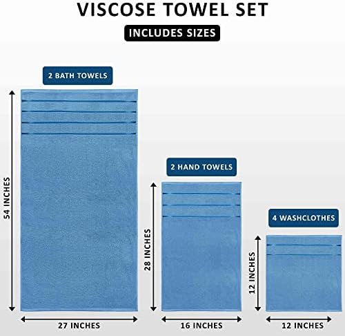 8-Piece Luxury Towel Set for Bathroom Kitchen Use
