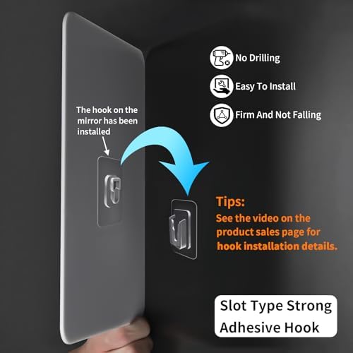 Luxury Fog-Free Shower Mirror for Shaving