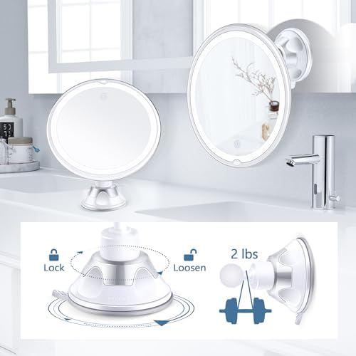 B Beauty Planet - 30X Magnifying Mirror with Light Precision Tool
