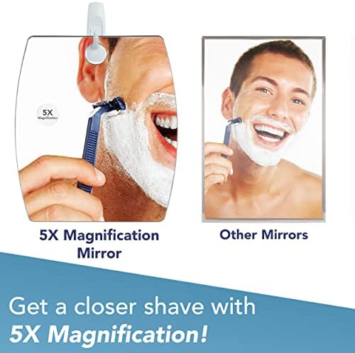 Curved Magnifying Mirror Shave Well Shave