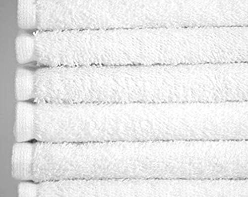 American Towels Linens 100 Cotton Durable Lightweight Ultra Absorbent Washcloth 24-Pack