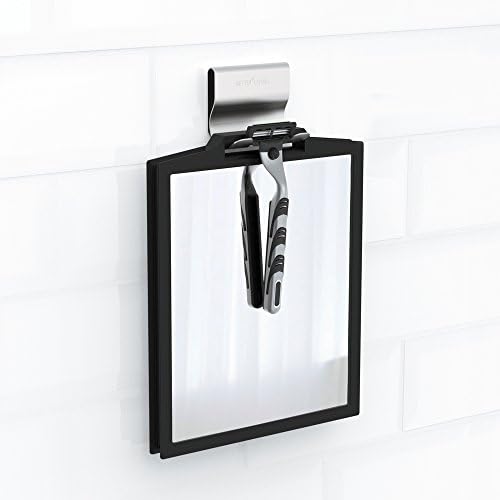 Better Living 13546 DOPPIO Double-Sided Shower Mirror Black