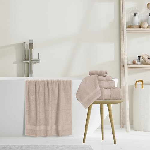GLAMBURG Ultra Soft 8-Piece Towel Set